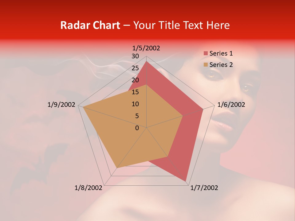Caucasian Cruel Female PowerPoint Template