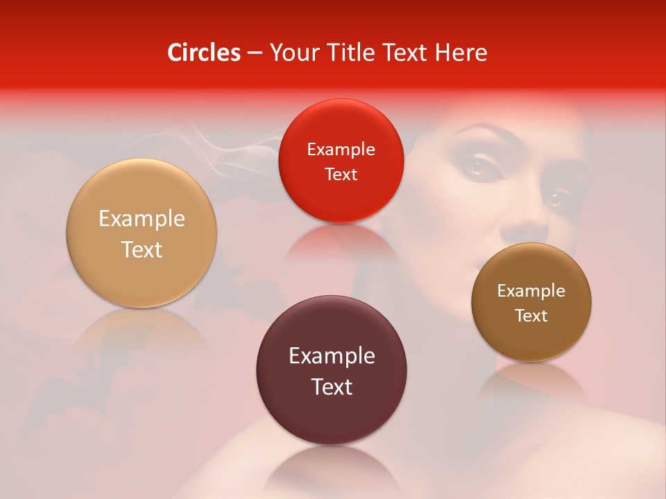 Caucasian Cruel Female PowerPoint Template