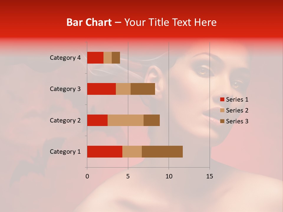 Caucasian Cruel Female PowerPoint Template