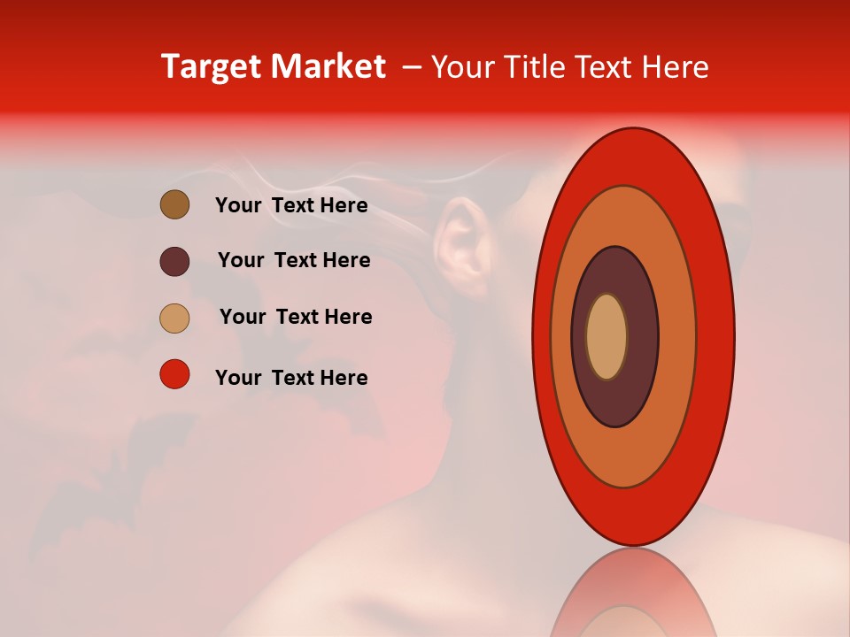 Caucasian Cruel Female PowerPoint Template