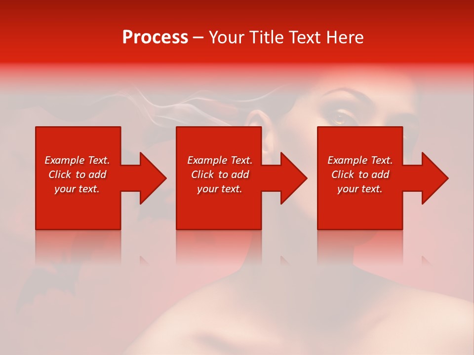 Caucasian Cruel Female PowerPoint Template