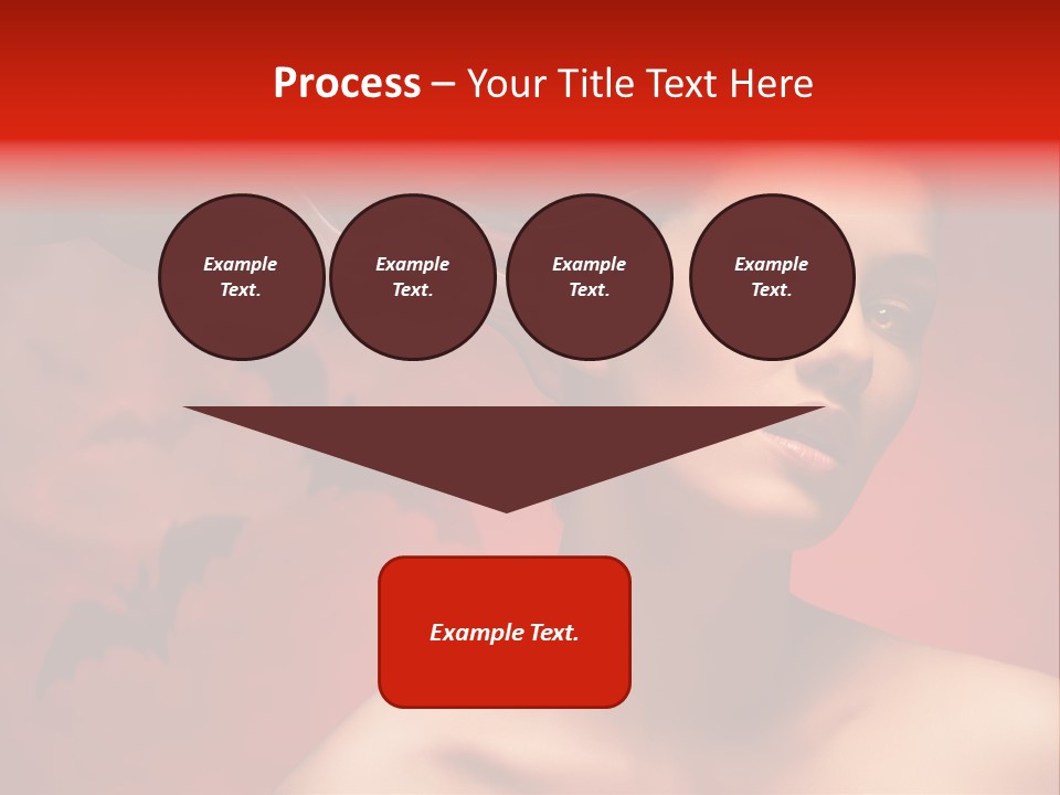 Caucasian Cruel Female PowerPoint Template