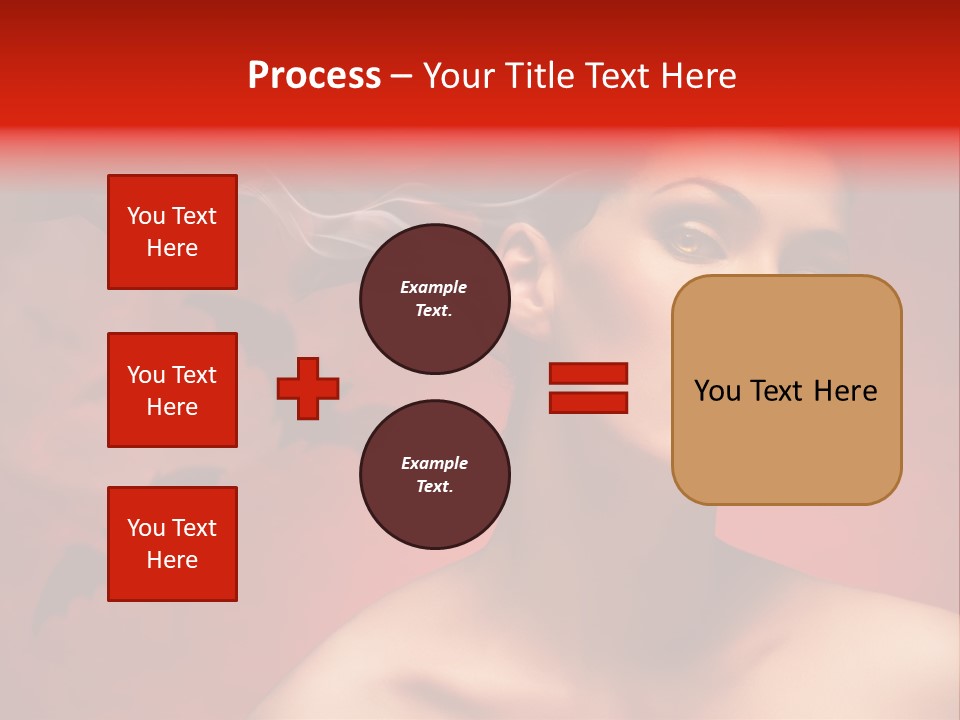 Caucasian Cruel Female PowerPoint Template