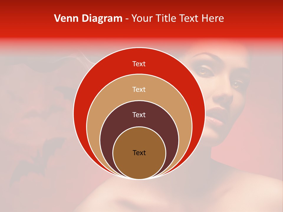 Caucasian Cruel Female PowerPoint Template