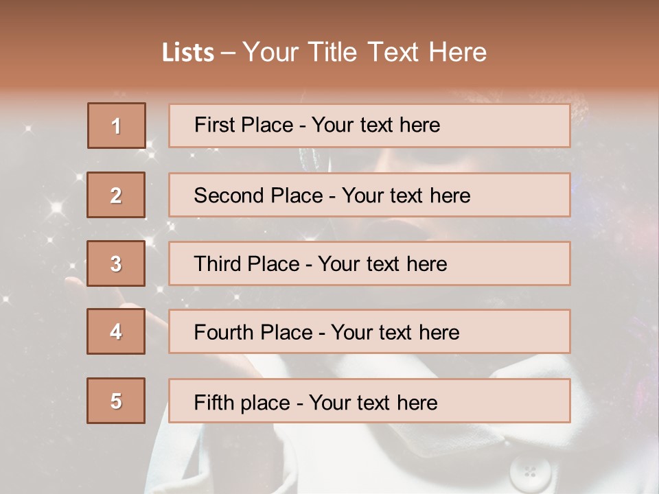 Clothing  Caucasian PowerPoint Template