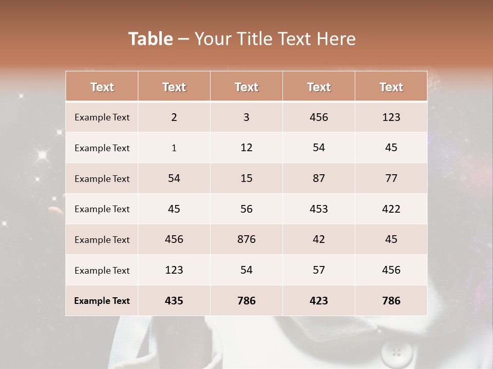 Clothing  Caucasian PowerPoint Template