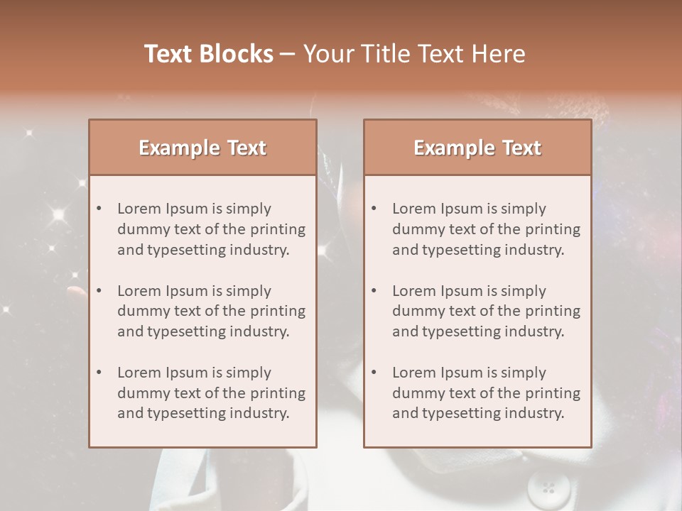 Clothing  Caucasian PowerPoint Template