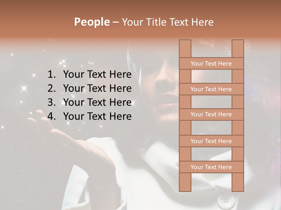 Clothing  Caucasian PowerPoint Template