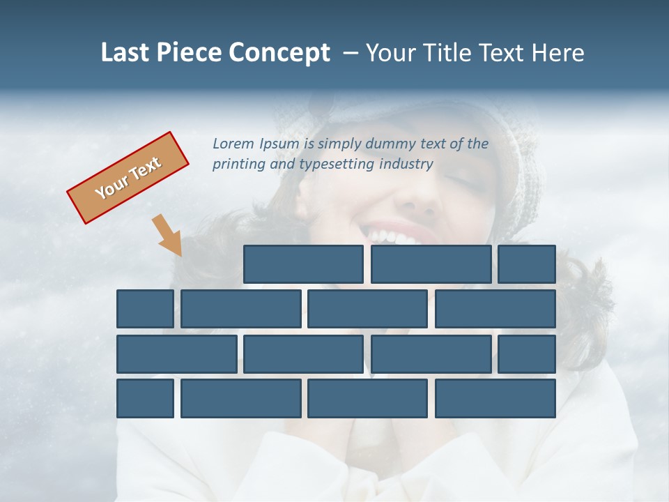 Beautiful Close Up Frost PowerPoint Template