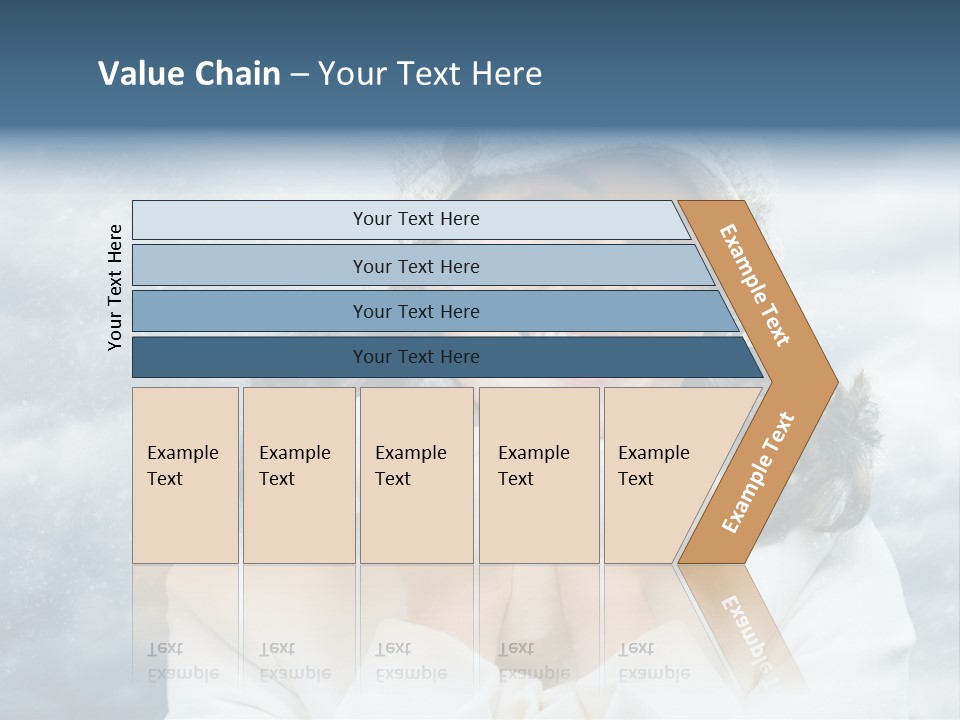 Beautiful Close Up Frost PowerPoint Template
