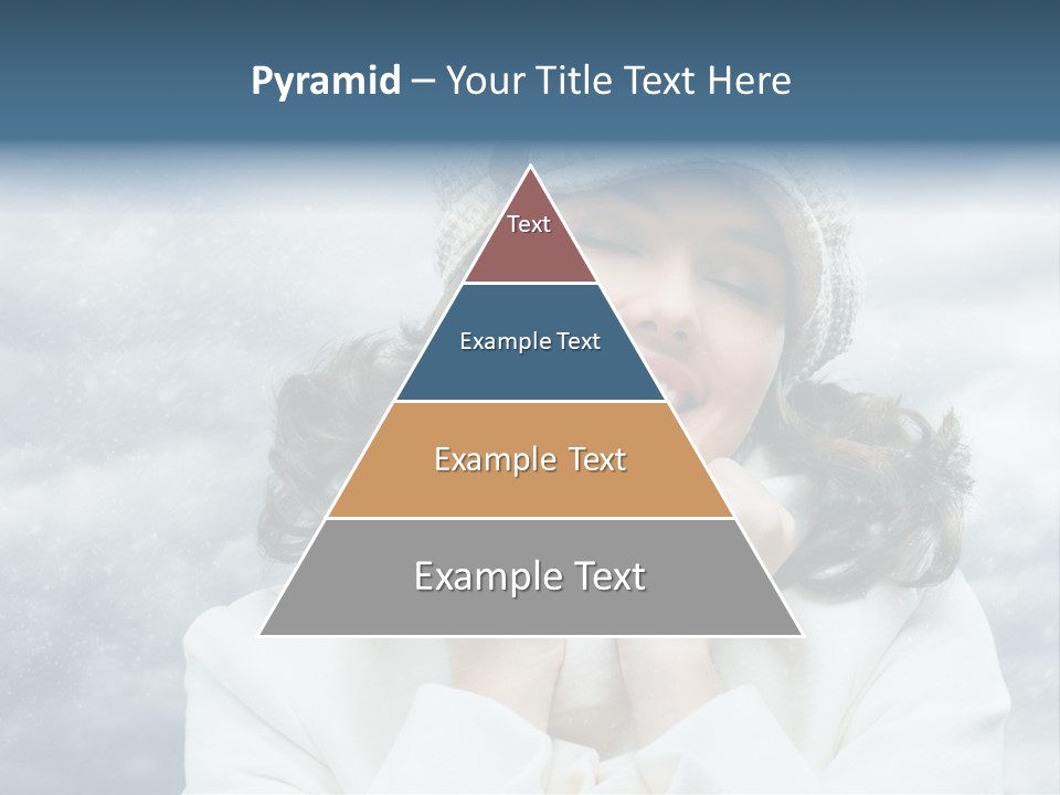 Beautiful Close Up Frost PowerPoint Template