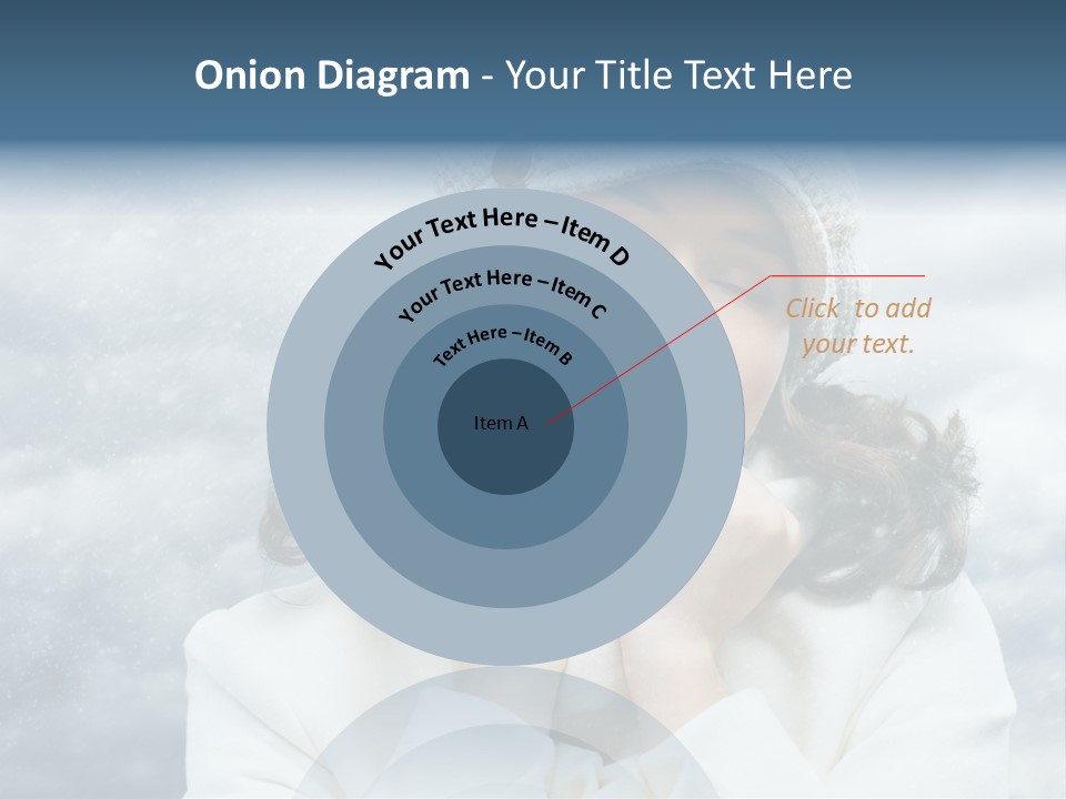 Beautiful Close Up Frost PowerPoint Template