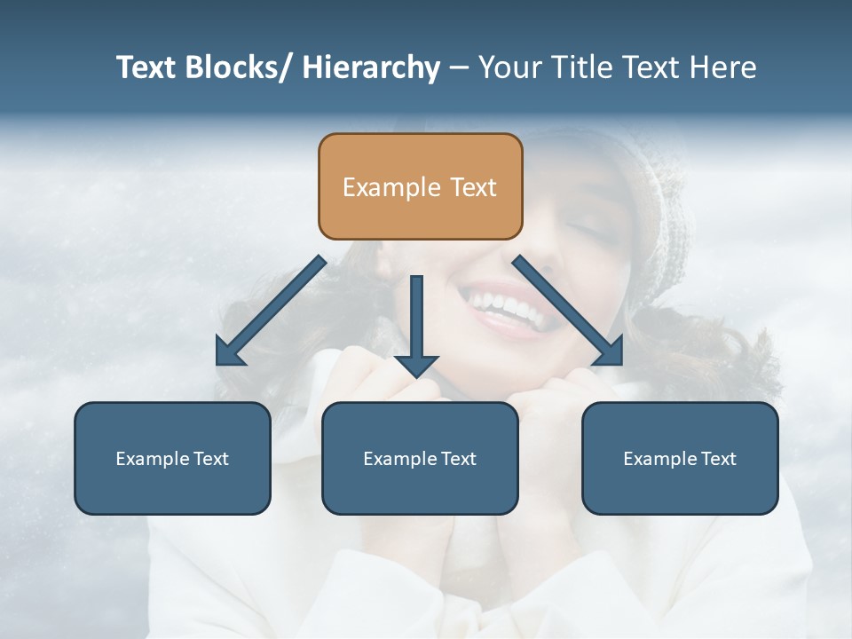 Beautiful Close Up Frost PowerPoint Template