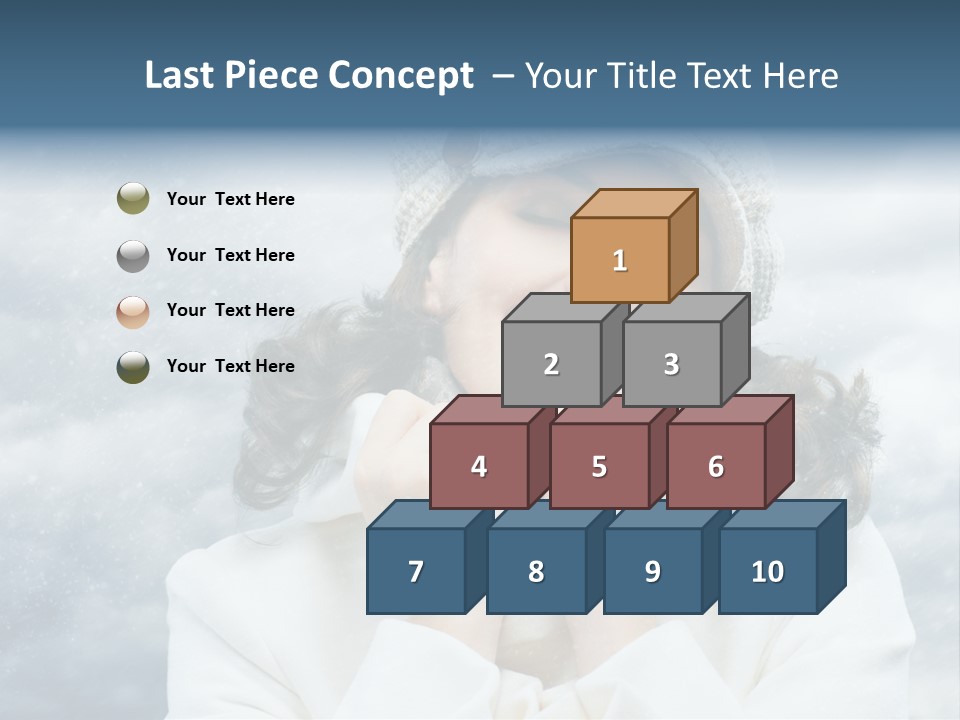 Beautiful Close Up Frost PowerPoint Template