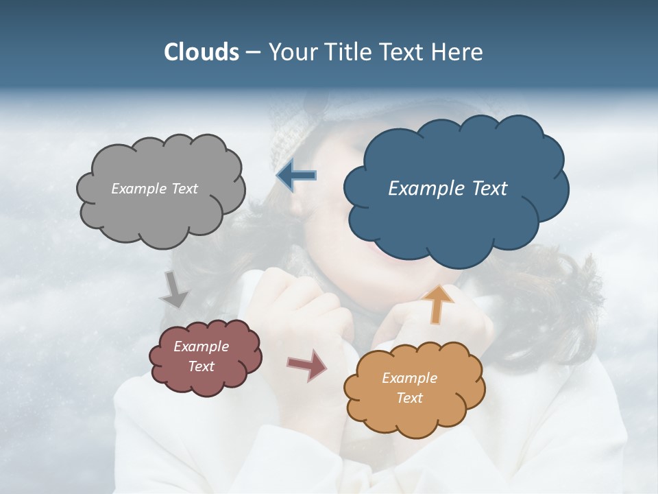 Beautiful Close Up Frost PowerPoint Template