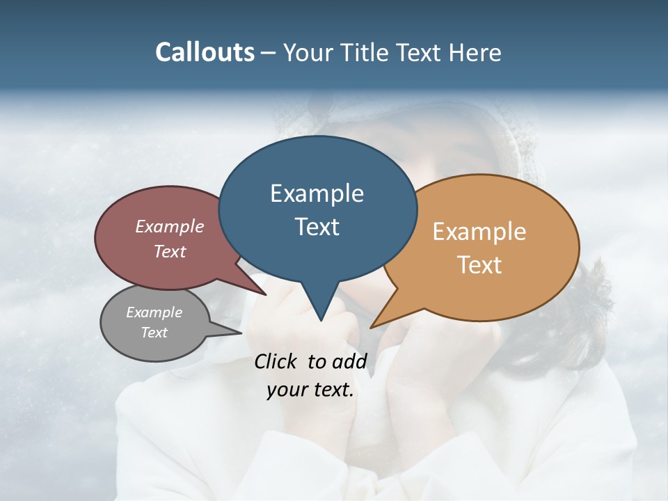 Beautiful Close Up Frost PowerPoint Template