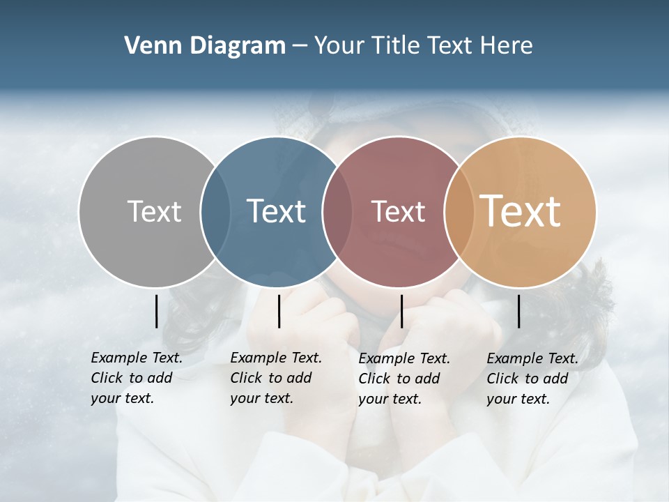 Beautiful Close Up Frost PowerPoint Template