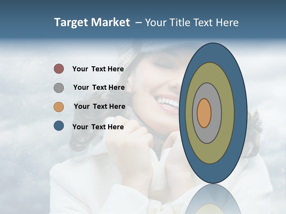 Beautiful Close Up Frost PowerPoint Template