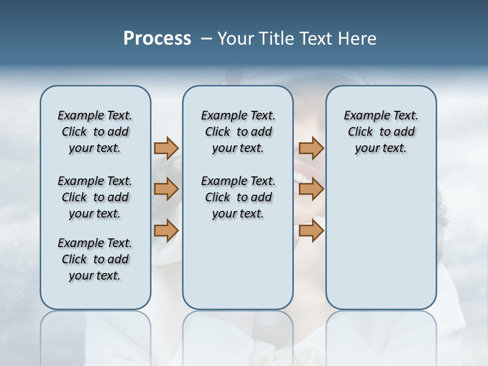 Beautiful Close Up Frost PowerPoint Template