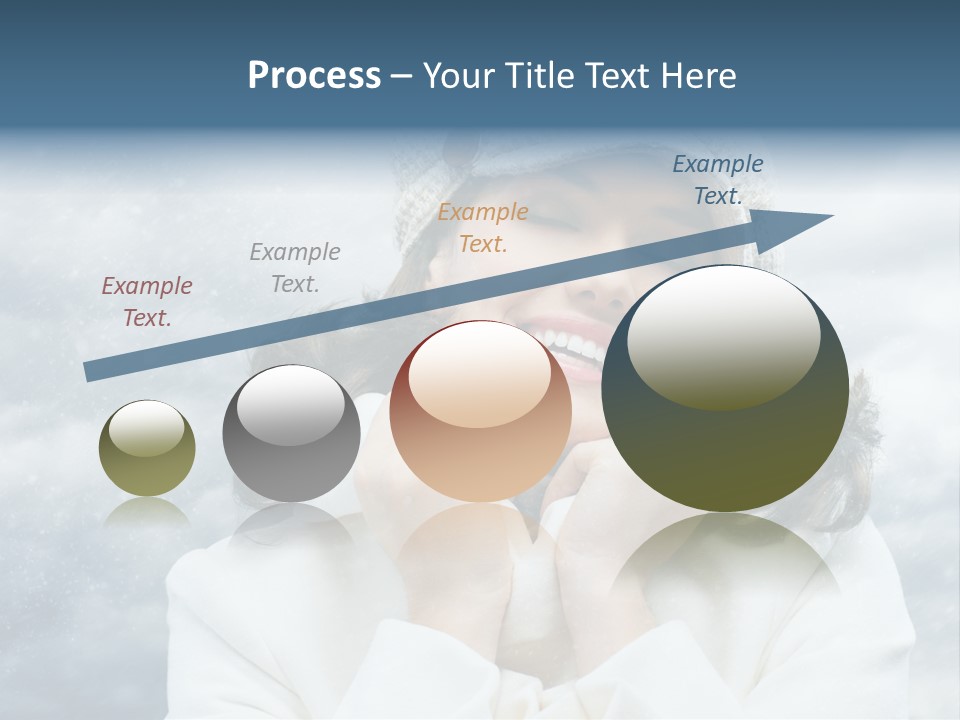 Beautiful Close Up Frost PowerPoint Template