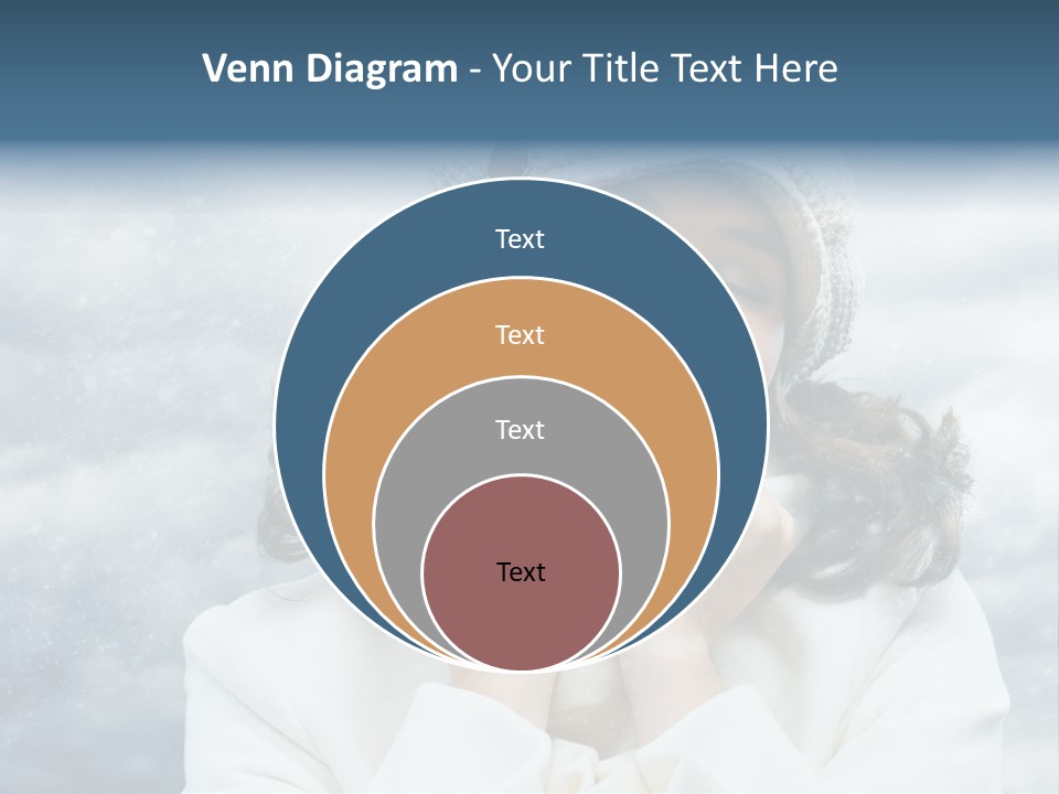Beautiful Close Up Frost PowerPoint Template