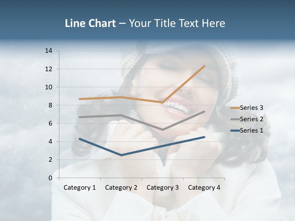 Beautiful Close Up Frost PowerPoint Template