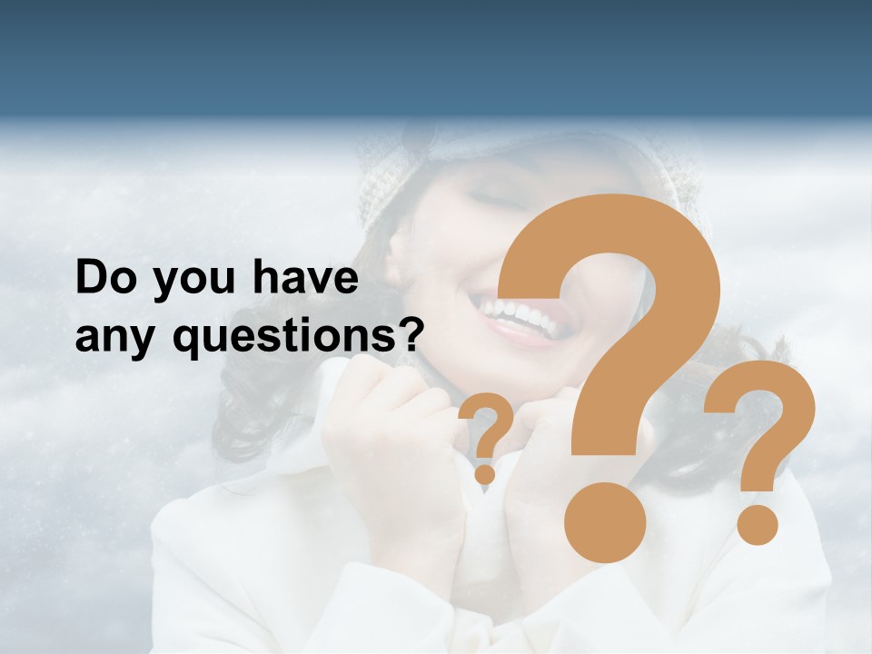 Beautiful Close Up Frost PowerPoint Template