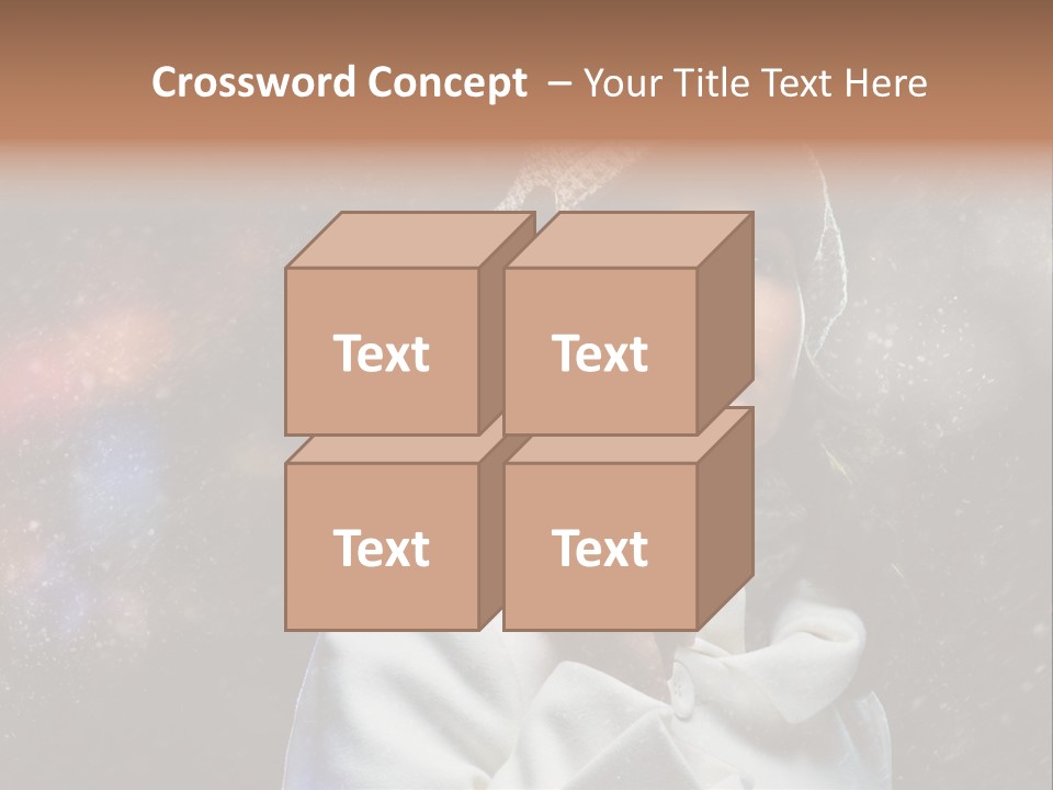 Enjoyment Human Head PowerPoint Template