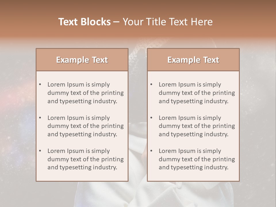 Enjoyment Human Head PowerPoint Template