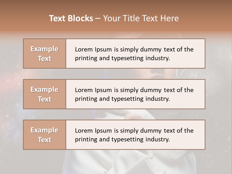 Enjoyment Human Head PowerPoint Template
