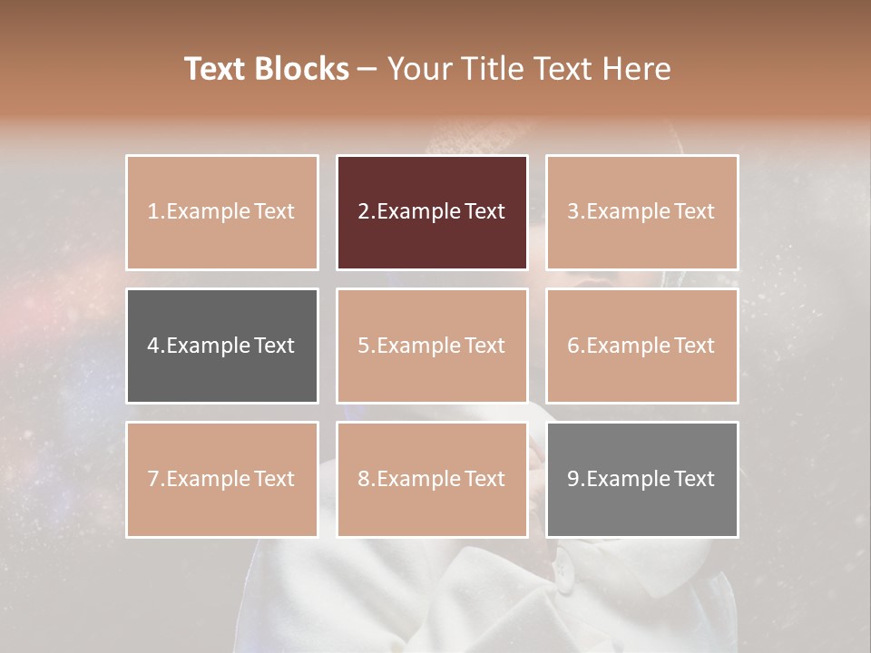 Enjoyment Human Head PowerPoint Template