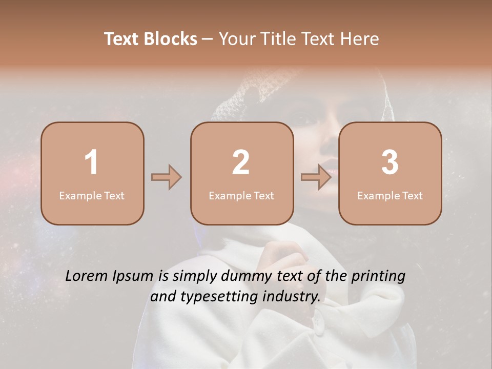 Enjoyment Human Head PowerPoint Template