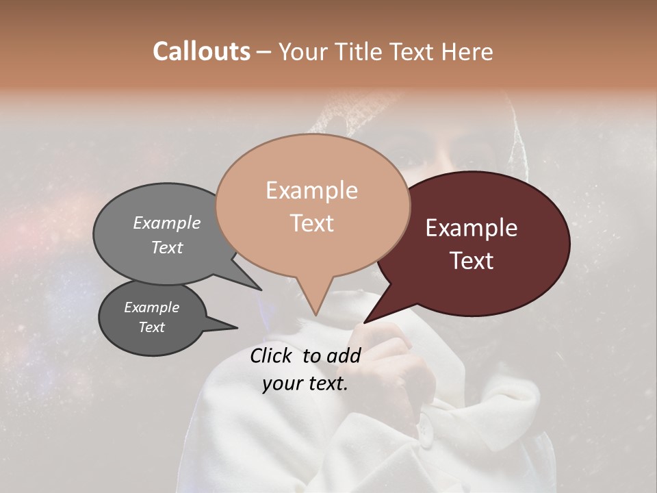 Enjoyment Human Head PowerPoint Template