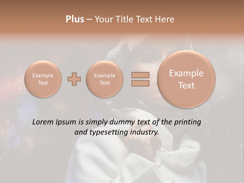 Enjoyment Human Head PowerPoint Template