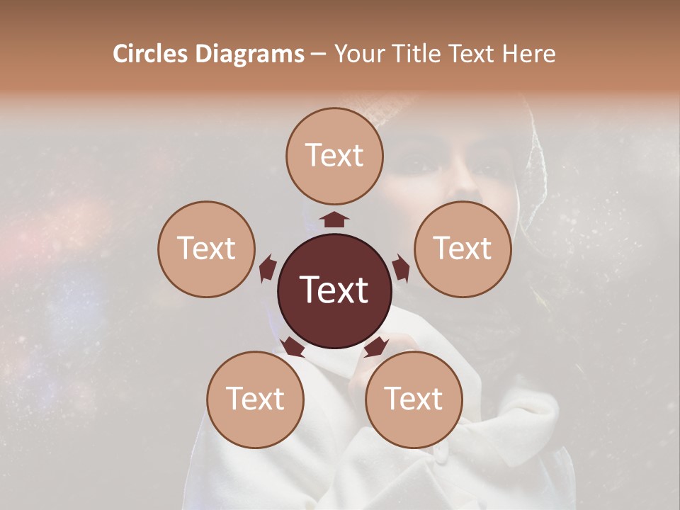 Enjoyment Human Head PowerPoint Template