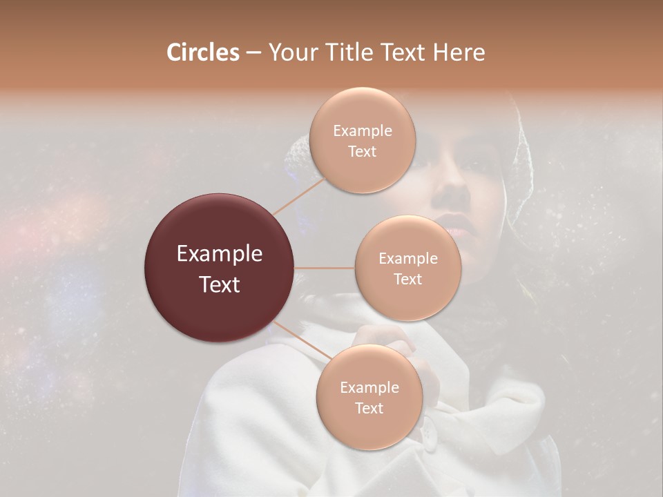 Enjoyment Human Head PowerPoint Template