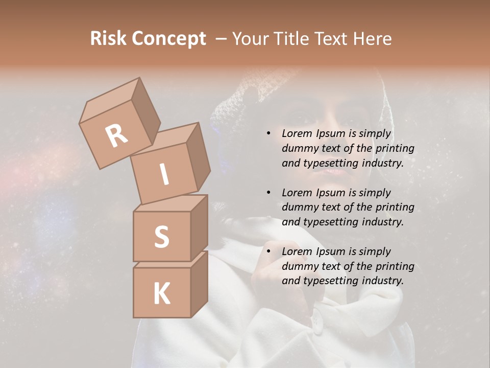 Enjoyment Human Head PowerPoint Template