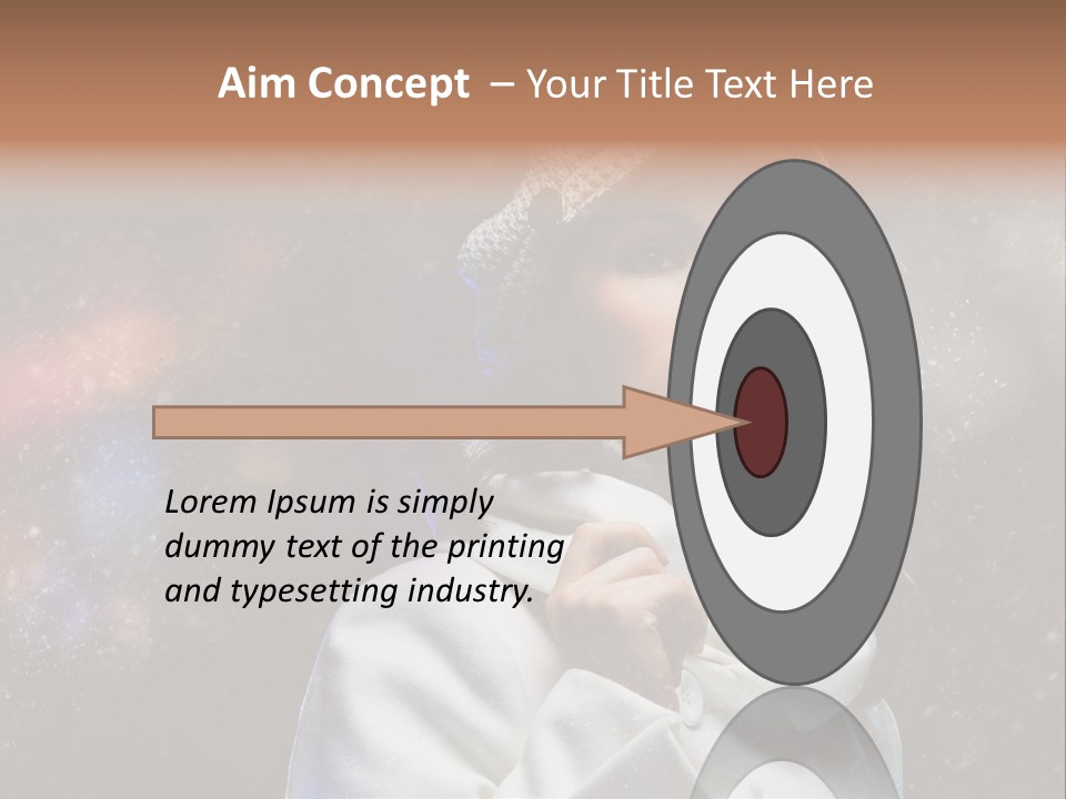 Enjoyment Human Head PowerPoint Template