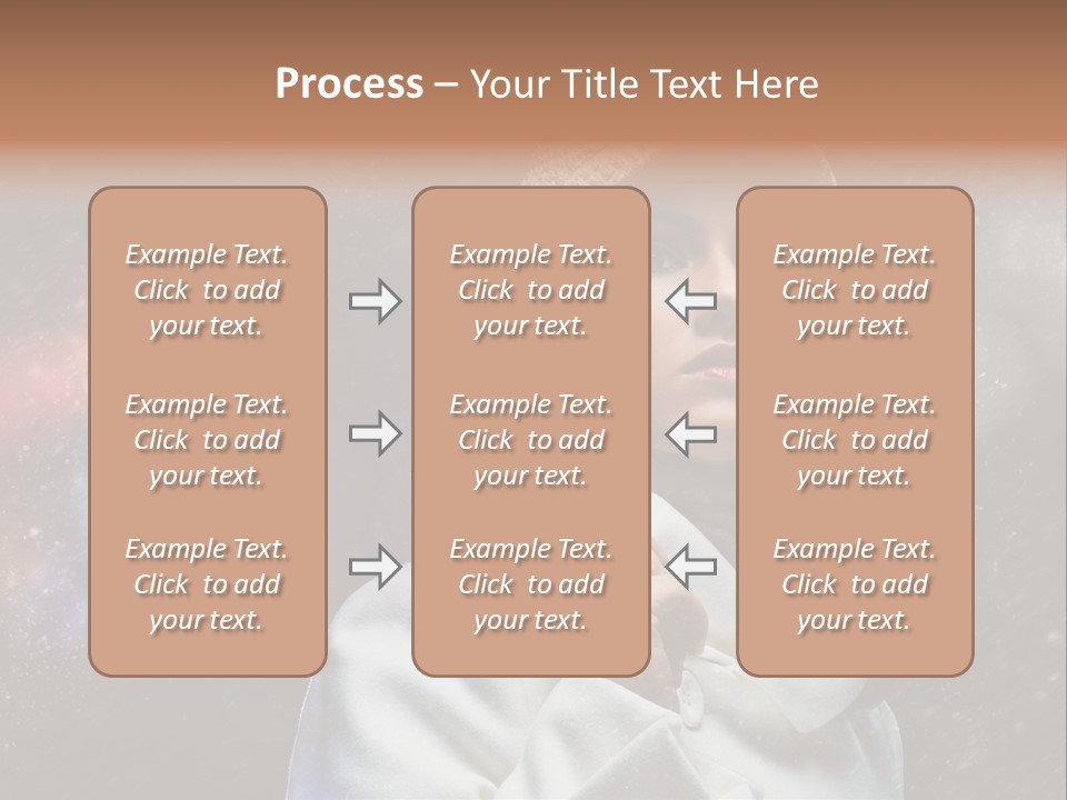 Enjoyment Human Head PowerPoint Template