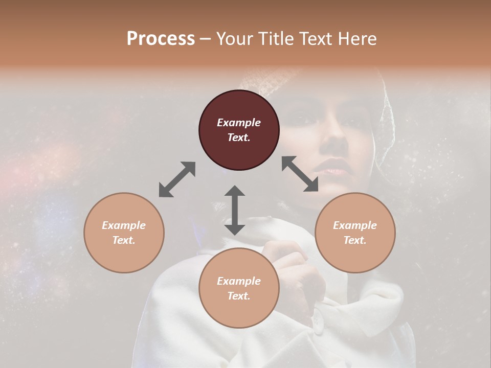 Enjoyment Human Head PowerPoint Template