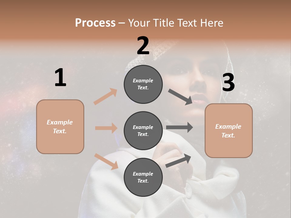 Enjoyment Human Head PowerPoint Template