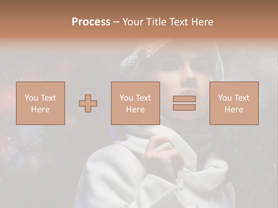 Enjoyment Human Head PowerPoint Template