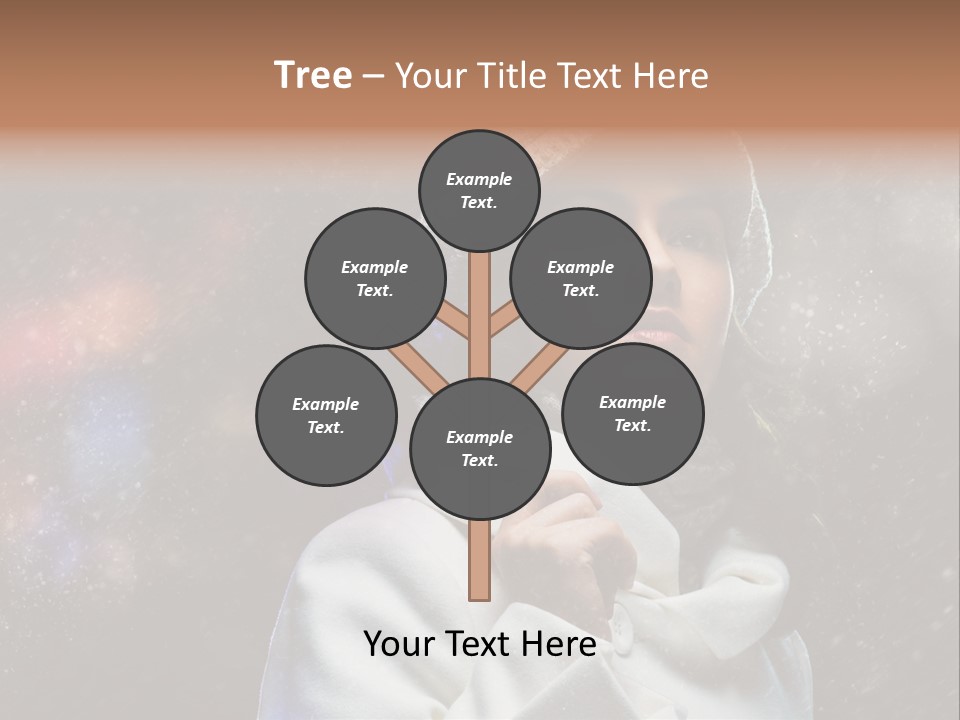 Enjoyment Human Head PowerPoint Template