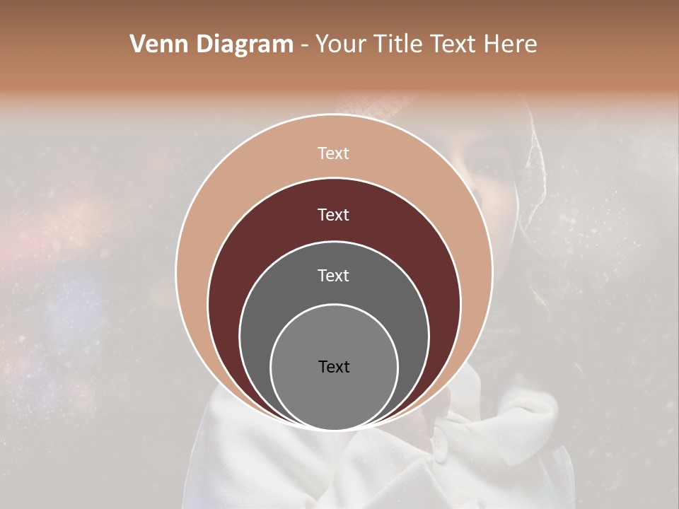 Enjoyment Human Head PowerPoint Template