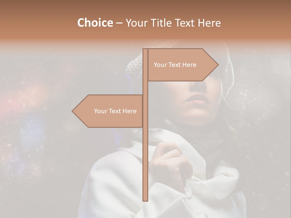 Enjoyment Human Head PowerPoint Template