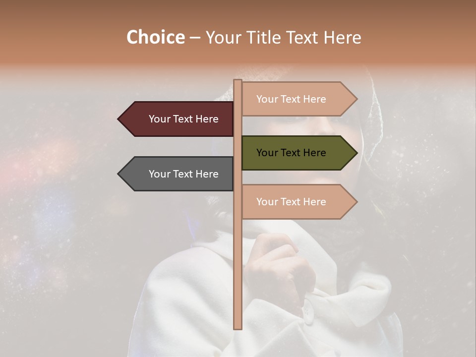 Enjoyment Human Head PowerPoint Template