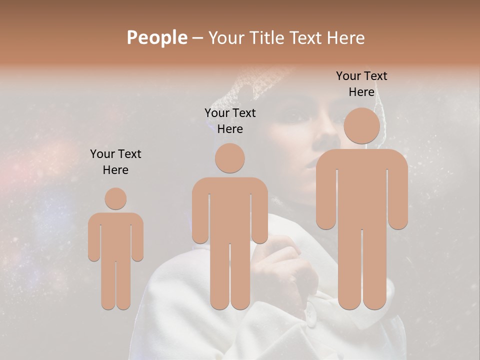 Enjoyment Human Head PowerPoint Template