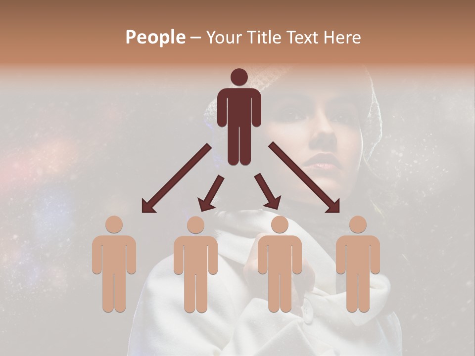 Enjoyment Human Head PowerPoint Template