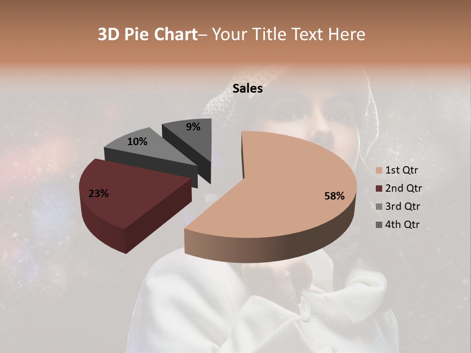 Enjoyment Human Head PowerPoint Template