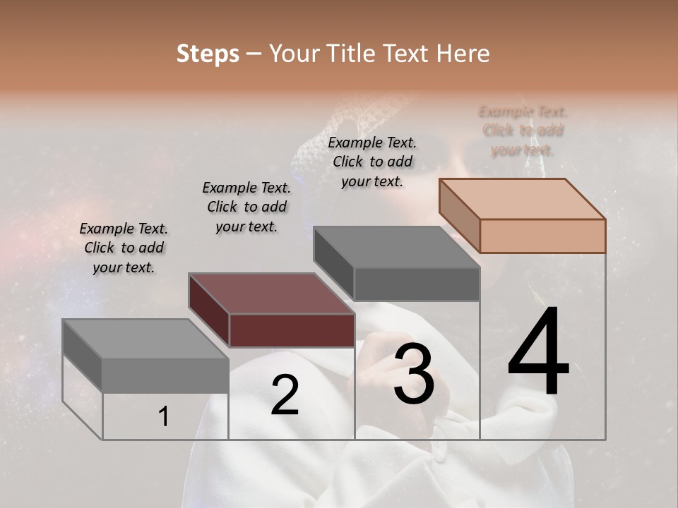 Enjoyment Human Head PowerPoint Template